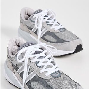Gray and White Athletic Sneakers